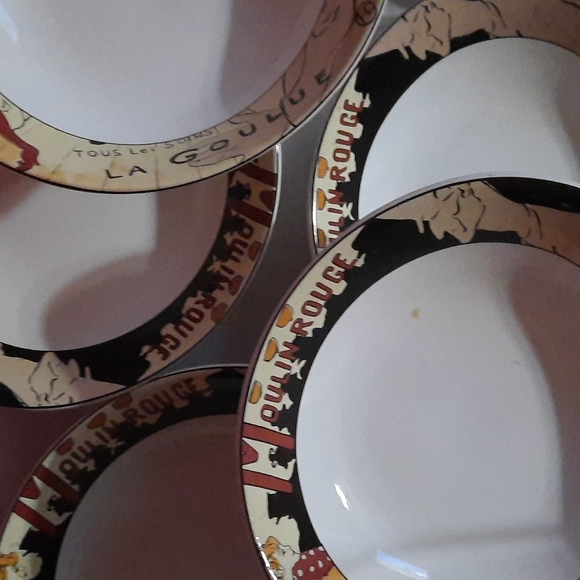 VTG:#8 SangoMoulin Rouge Salad bowl - Picture 9 of 16